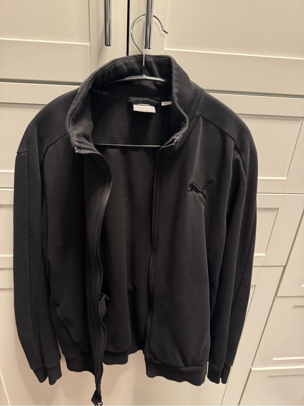 Puma Men's Black Full-Zip Sport Jacket Size Small - Picture 4 of 8